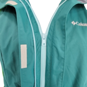 COLUMBIA Womans Powderhouse Waterproof Jacket Emerald Green Size XS